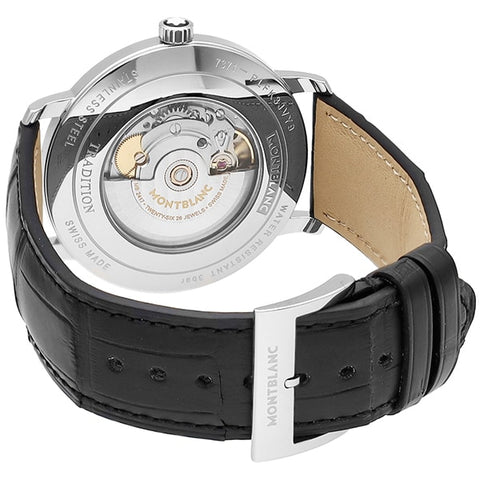 MONTBLANC 114336 Watch - Men's Luxury Watch with Alligator Strap Automatic Movement 2 Year Warranty Elegant Design (Image 5)