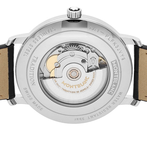 MONTBLANC 114336 Watch - Men's Luxury Watch with Alligator Strap Automatic Movement 2 Year Warranty Elegant Design (Image 6)