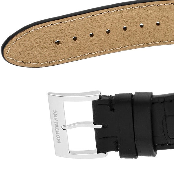 MONTBLANC 114336 Watch - Men's Luxury Watch with Alligator Strap Automatic Movement 2 Year Warranty Elegant Design (Image 7)