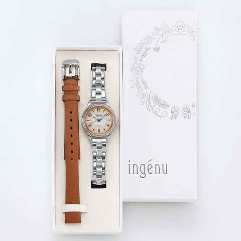 SEIKO AHJD434 Watch - Ladies INGENU Solar Powered Metal Band Elegant Design Water Resistant Watch (Image 3)