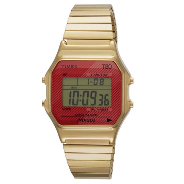 TIMEX TW2V19200 Watch - Classic Digital TIMEX - 1-Year Warranty, Red Color, Stylish Design, Genuine Product