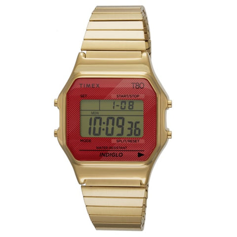TIMEX TW2V19200 Watch - Classic Digital TIMEX - 1-Year Warranty, Red Color, Stylish Design, Genuine Product