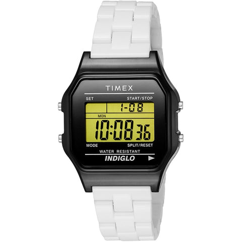 TIMEX TW2V200001 Timex Tile Collection Classic Digital Watch TW2V20000-1 | 1-Year Warranty | Stylish Black Design [Genuine Product]
