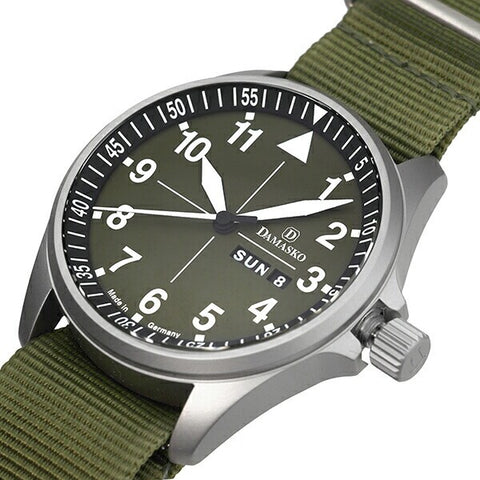 Other Overseas Manufacturers DH3 42mm Automatic Movement NATO Strap Water Resistant 2-Year Warranty