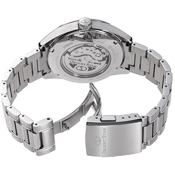 ORIENT RK-BY0001A Watch - Men's ORIENT STAR Contemporary M34 F7 Semi Skeleton Automatic Mechanical Stainless Steel Watch (Ima