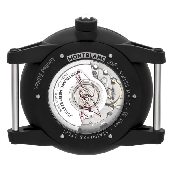 MONTBLANC 115360 Watch - Men's Alligator Leather Belt Luxury Design with 2 Year Warranty and Imported Quality (Image 6)