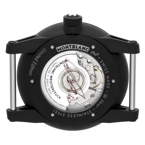 MONTBLANC 115360 Watch - Men's Alligator Leather Belt Luxury Design with 2 Year Warranty and Imported Quality (Image 6)
