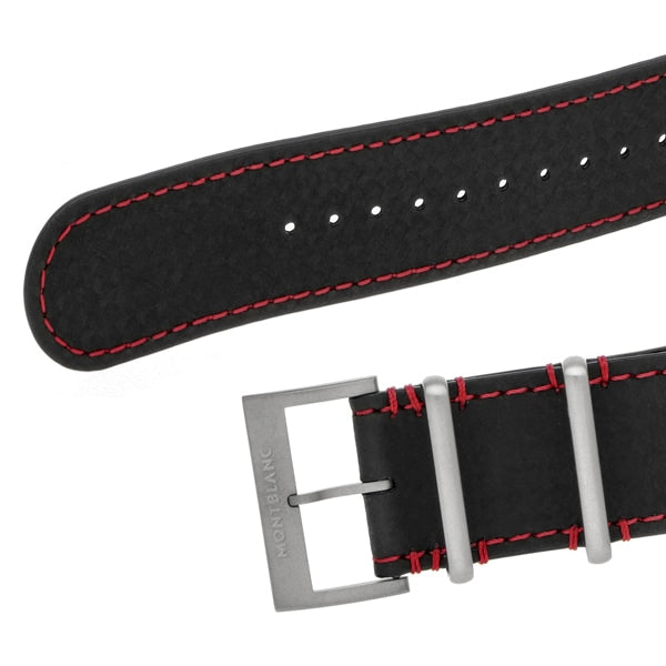 MONTBLANC 115360 Watch - Men's Alligator Leather Belt Luxury Design with 2 Year Warranty and Imported Quality (Image 7)