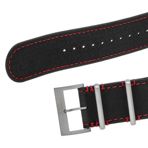 MONTBLANC 115360 Watch - Men's Alligator Leather Belt Luxury Design with 2 Year Warranty and Imported Quality (Image 7)