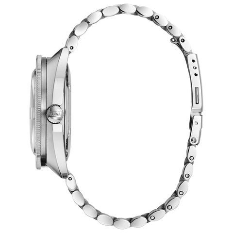 BULOVA 96B322 Archives Series Oceanographer Devil Diver Water Resistant Automatic Watch with 3 Year Warranty