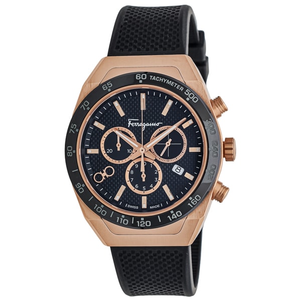 FERRAGAMO SFHR00320 Watch - Stylish SLX CHRONO Watch with 2 Year Warranty, Precision Quartz Movement, and Water Resistance