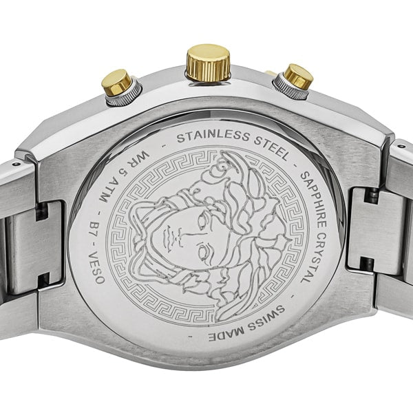 VERSACE VESO01123 Watch - Sporty Greca Design with 2 Year Warranty, Stylish Comfort and Durable Quality for Everyday Wear (Im