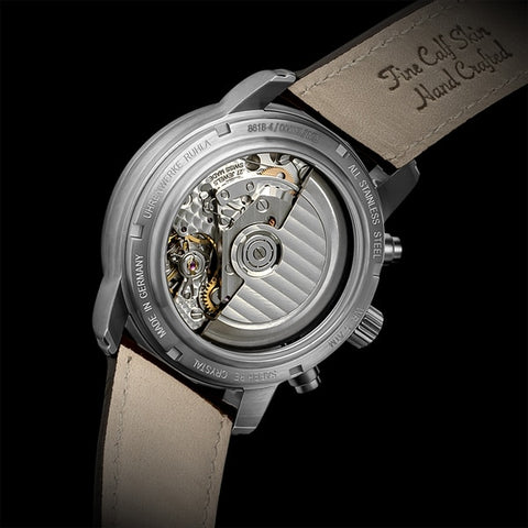 ZEPPELIN Seiko Chronograph Quartz Titanium Bracelet Men's Watch SNDC95P1 1 Year Warranty Water Resistant Stopwatch