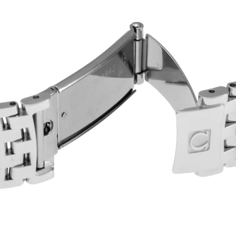 OMEGA 424.10.40.20.02.002 De Ville Prestige Co Axial Chronometer Men's Watch with Metal Band and 5 Year Warranty for Timeless Elegance