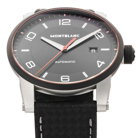 MONTBLANC 115079 Watch - Men's Leather Belt Luxury Design with 2 Year Warranty and Timeless Style for Everyday Elegance (Imag