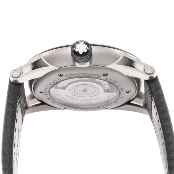 MONTBLANC 115079 Watch - Men's Leather Belt Luxury Design with 2 Year Warranty and Timeless Style for Everyday Elegance (Imag