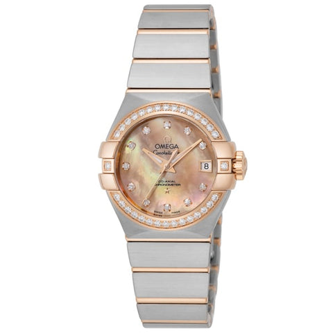 OMEGA 123.25.27.20.57.001 OMEGA Constellation 5-Year Warranty Brown - Luxury Swiss Watch for Men