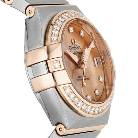 OMEGA 123.25.27.20.57.001 OMEGA Constellation 5-Year Warranty Brown - Luxury Swiss Watch for Men