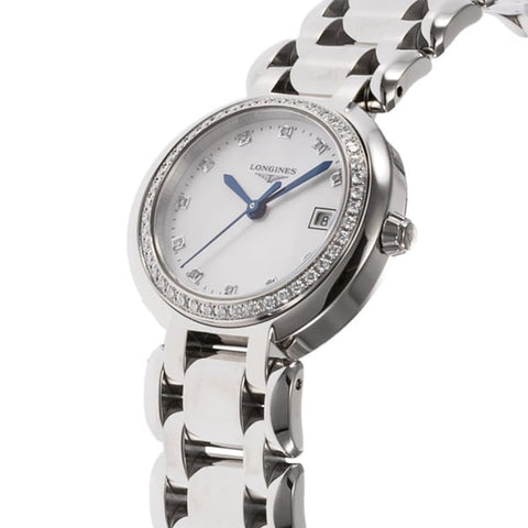 LONGINES Primaluna 2-Year Warranty White L8.110.0.87.6 - Elegant Swiss Timepiece for Women [Parallel Import]