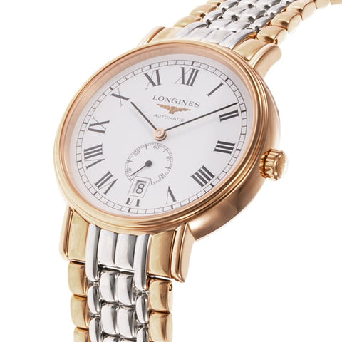 Longines L4.905.1.11.7 Men's Metal Belt Watch with 2 Year Warranty, Elegant Design and Precision Swiss Movement