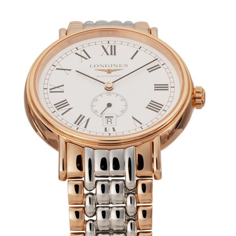 Longines L4.905.1.11.7 Men's Metal Belt Watch with 2 Year Warranty, Elegant Design and Precision Swiss Movement