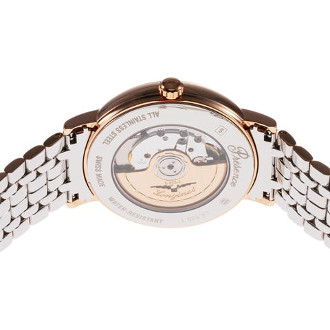 Longines L4.905.1.11.7 Men's Metal Belt Watch with 2 Year Warranty, Elegant Design and Precision Swiss Movement