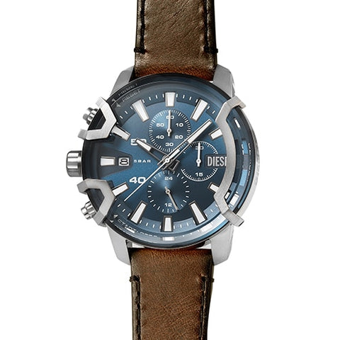 DIESEL DZ4604 Stylish Men's Watch 42mm Leather Band Water Resistant One Year Warranty