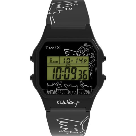 TIMEX TW2W25500 Keith Haring T80 Collaboration TIMEX - 1-Year Warranty, Stylish Gray Design [Genuine Product]
