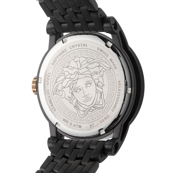 VERSACE VERD01623 Watch - Men's Metal Belt with Stylish Design, Durable Construction, Comfortable Fit, 2 Year Warranty (Image