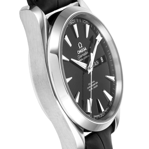 OMEGA 231.13.43.22.01.002 Seamaster Aqua Terra 150M Men's Automatic Leather Strap Water Resistant Luxury Watch