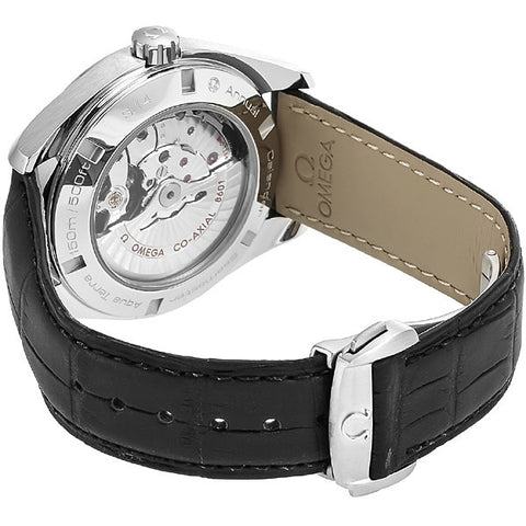 OMEGA 231.13.43.22.01.002 Seamaster Aqua Terra 150M Men's Automatic Leather Strap Water Resistant Luxury Watch