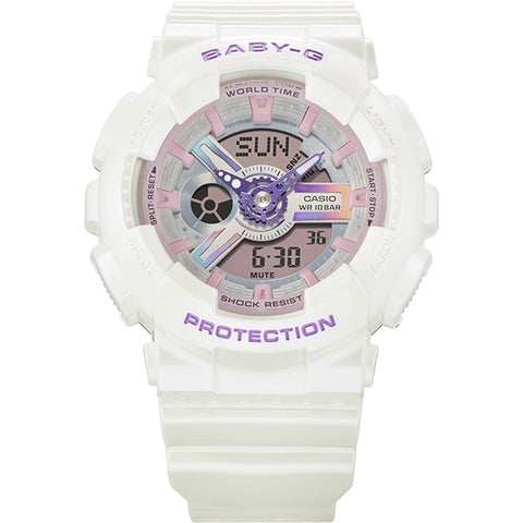 CASIO BA 110FH 7AJF Stylish Ladies BABY G Watch with Shock Resistance, Water Resistance up to 100M, and LED Light for Everyday Adventures