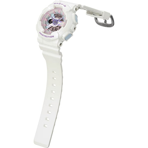 CASIO BA 110FH 7AJF Stylish Ladies BABY G Watch with Shock Resistance, Water Resistance up to 100M, and LED Light for Everyday Adventures