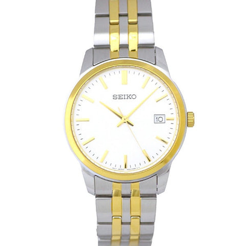 SEIKO SUR402P1 Watch - Quartz Movement Silver Stainless Steel 50M Water Resistant Men's Watch 1-Year Warranty
