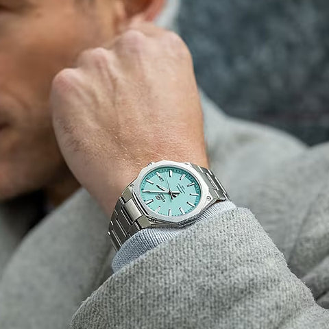 CASIO EFR S108DJ 2BJF Men's EDIFICE 3 Hand Analog Watch with Durable Metal Band, Stylish Design, Water Resistant and Easy to Read Dial