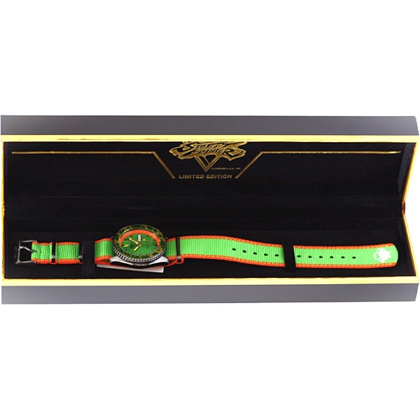 SEIKO SRPF23K1 Watch - Street Fighter Limited Edition Automatic Watch 100M Water Resistance 1 Year Warranty Unique Design (Im