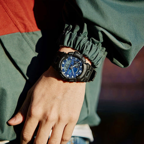 CASIO GBA 900CB 1AJF Men's G SHOCK Sports Watch with Bluetooth Connectivity, Shock Resistance, LED Backlight, and Durable Resin Strap for Active Lifestyles