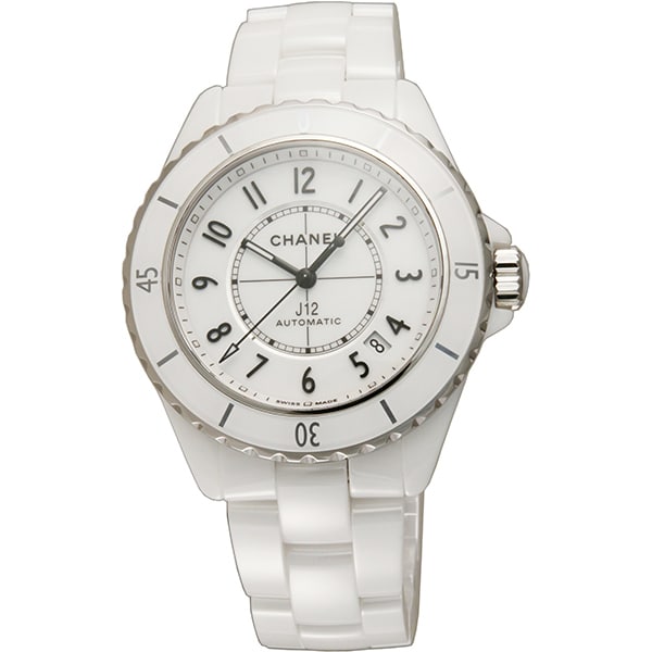 CHANEL H5700 Watch - CHANEL J12 38mm White Watch - Elegant Timepiece for Every Occasion