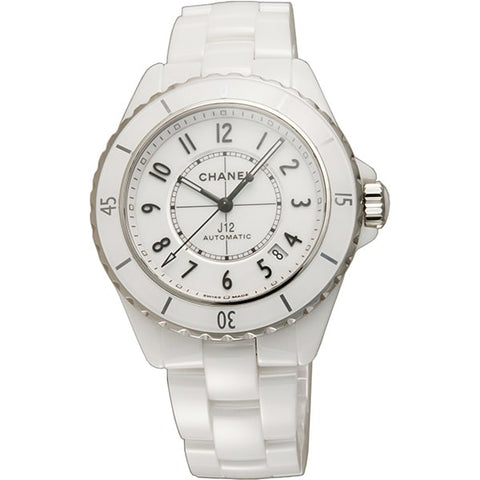 CHANEL H5700 Watch - CHANEL J12 38mm White Watch - Elegant Timepiece for Every Occasion