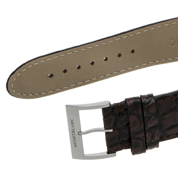 MONTBLANC 117576 Watch - Men's Alligator Leather Wallet with 2 Year Warranty, Timeless Elegance and Superior Craftsmanship (I