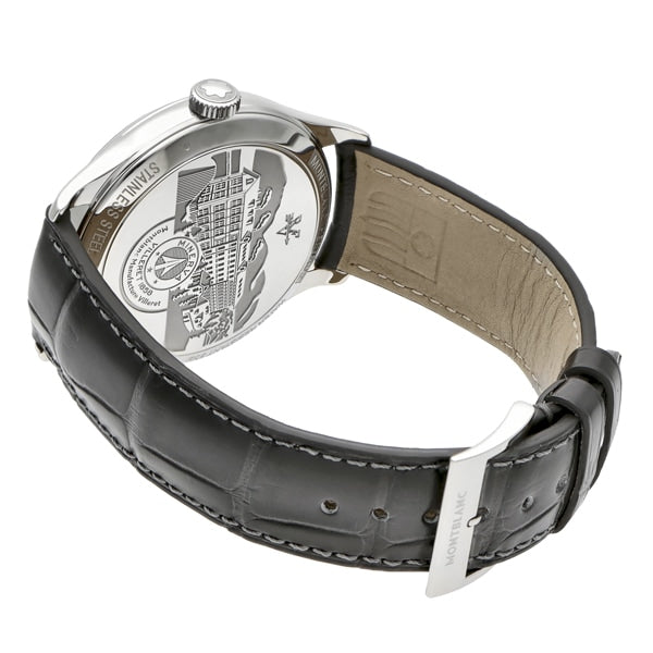 MONTBLANC 119948 Watch - Men's Alligator Leather Watch with 2 Year Warranty, Luxurious Design, and Timeless Elegance (Image 5