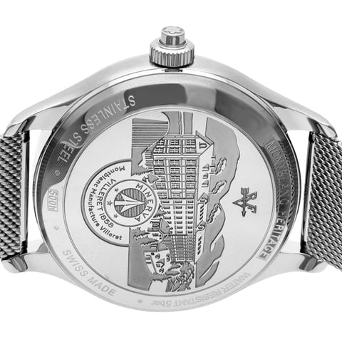 MONTBLANC 119952 Watch - Men's Metal Belt with Elegant Design, Durable Construction, Imported Quality, 2 Year Warranty (Image