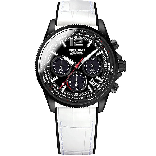 ANGEL CLOVER MOS42BBK-WH Watch