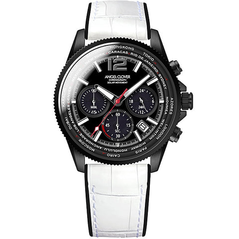 ANGEL CLOVER MOS42BBK-WH Watch