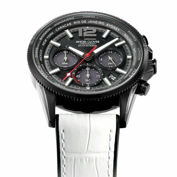 ANGEL CLOVER MOS42BBK-WH Watch (Image 3)