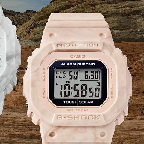 CASIO G-SHOCK "Healing Journey" Pink GMS-S5600RT-4JF Solar Watch - Stylish & Durable Timepiece for Everyday Wear