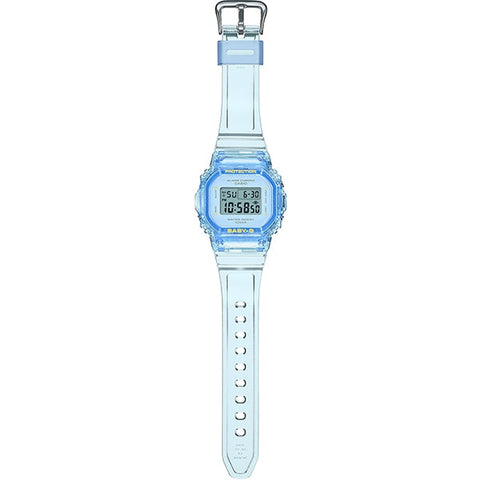 CASIO BGD 565SJ 2JF Ladies BABY G Watch with See Through Design, Shock Resistant, Water Resistant, and Stylish Casual Look
