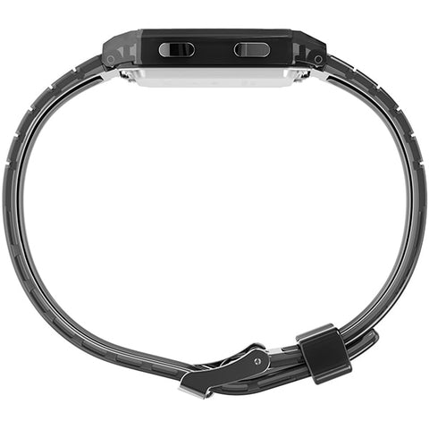 TIMEX TW2W45000 TIMEX Q LCA Transparent 1-Year Warranty Gray - Stylish & Durable Watch for Everyday Wear