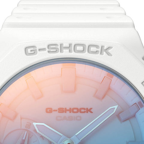 CASIO GA 2100TL 7AJF Men's G SHOCK Beach Time Lapse Watch with Durable Resin Band, Water Resistance, and Stylish Design for Adventure and Everyday Wear