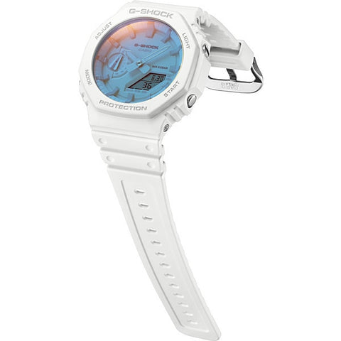 CASIO GA 2100TL 7AJF Men's G SHOCK Beach Time Lapse Watch with Durable Resin Band, Water Resistance, and Stylish Design for Adventure and Everyday Wear